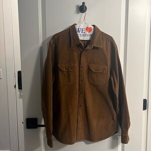 J. Crew - Classic Corduroy Workshirt (Brown) / L